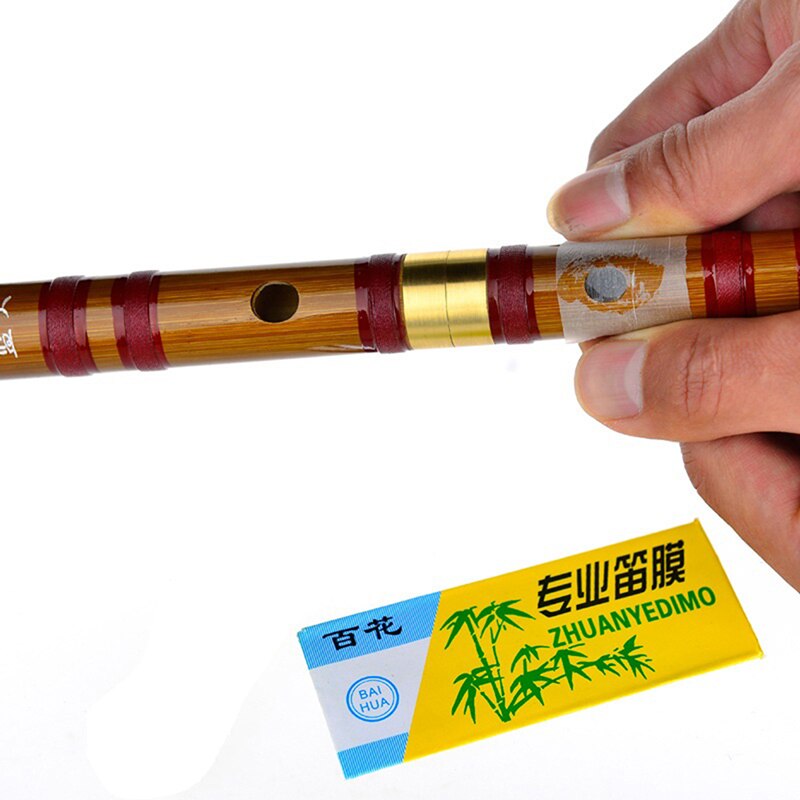 1/5/10 stk dimo speciel naturlig bambusfløjte kinesisk fløjte membran dizi og metal flautamembran