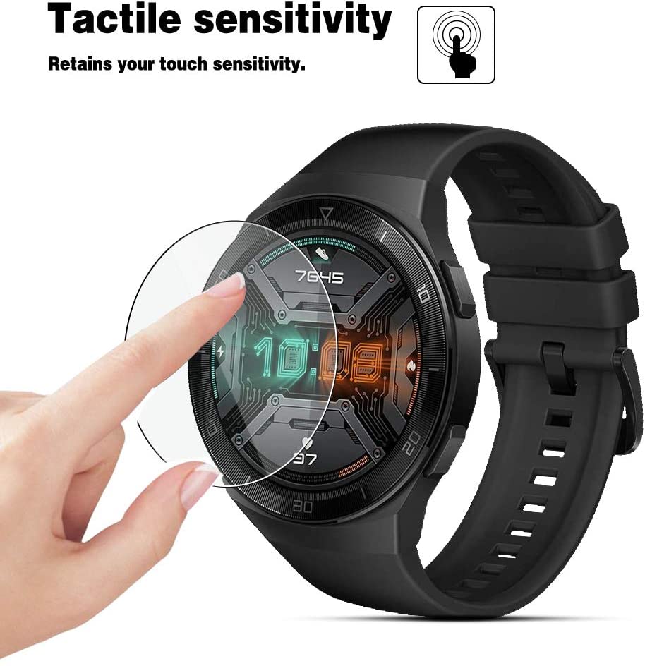HD Clear Tempered Glass Film Sports Smart Watch Screen Protectors For Huawei smart Watch GT2e smart watch accessories