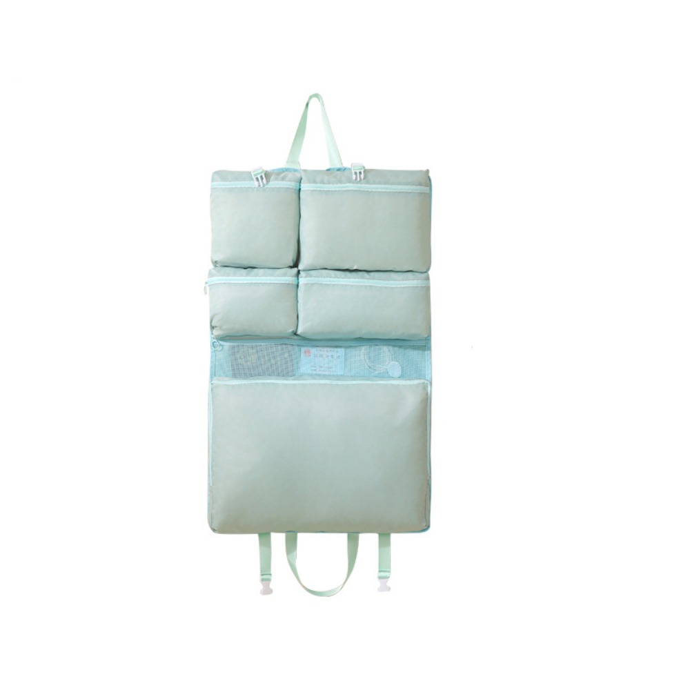 6 in 1/8 in 1 Travel Luggage Bag Hanging Large Capacity Luggage Storage Bag Moisture-proof Dustproof Foldable Storage Bag: SKY BLUE