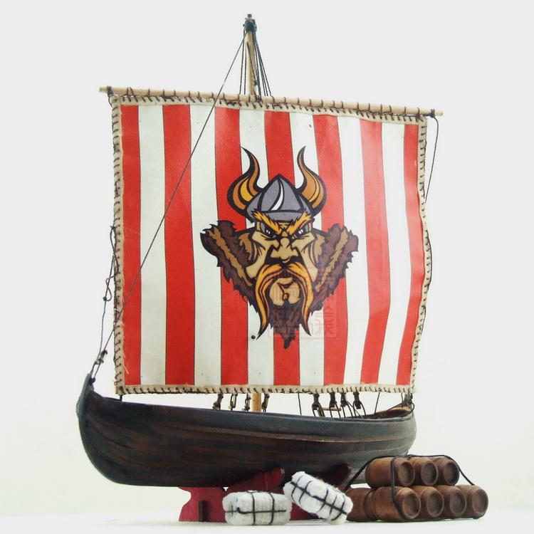 NIDALE-modelo Sacle 1/72, kit de barco de vela de madera clásico del norte de Europa, barcos vikingos, modelo de madera