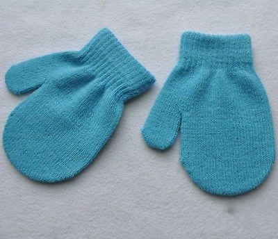 Guantes de invierno para bebé, mitones rojos para niño y niña, 7 colores