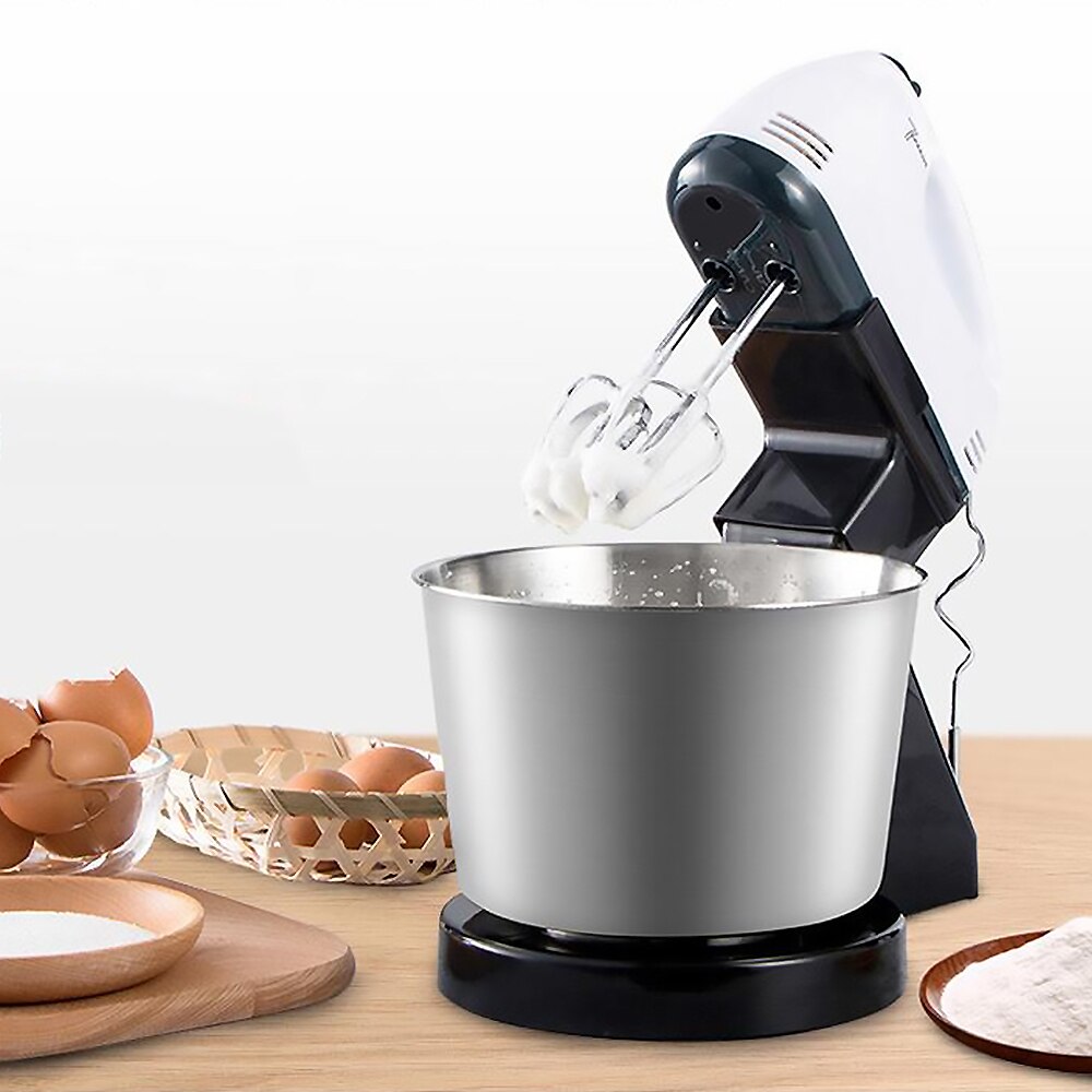 7 Speed Electric Food Mixer Table Stand Cake Dough Mixer Handheld Egg Beater Blender Baking Whipping Cream Machine