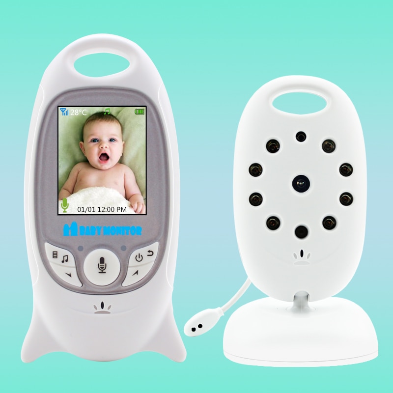 Draadloze Video Kleur Babyfoon Care Apparaat Monitor Babyfoon Nachtzicht Baby Monitoring Temperatuur V601 Baby Camera