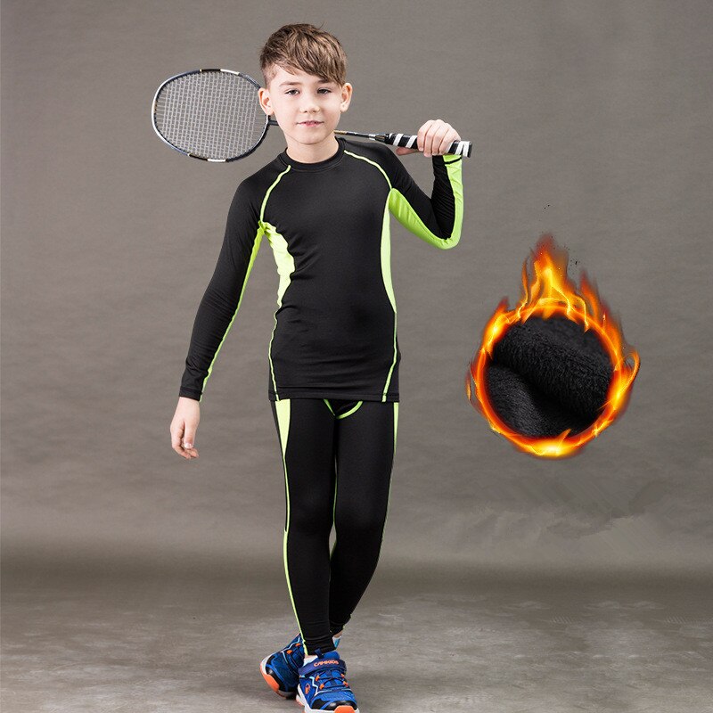 Thermisch ondergoed set kinderen winter warme lange onderbroek masculino snel drogend lang thermo ondergoed lucky john jongens kinderleggings
