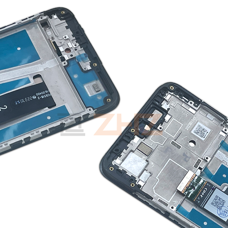 För motorola moto  g 5g lcd-skärm pekskärm digitaliseringsenhet med ram för moto  g 5g skärm reservdelar