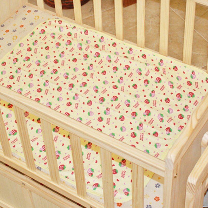 60*70cm Cartoon Reusable Baby Changing Mats Waterproof Breathable Baby Diaper Mat Pads Cartoon Printed Infant Nappy Pads