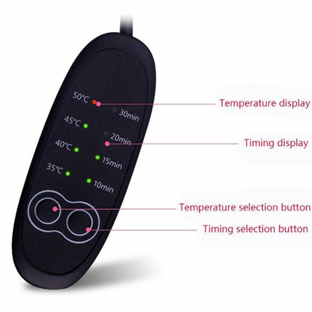 Hete Stoom Eyepatch Massager Usb Temperatuurregeling Warmte Stoom Oog Cover Te Verlichten Puffy Dark Cirkel Droge Ogen Stress Massage