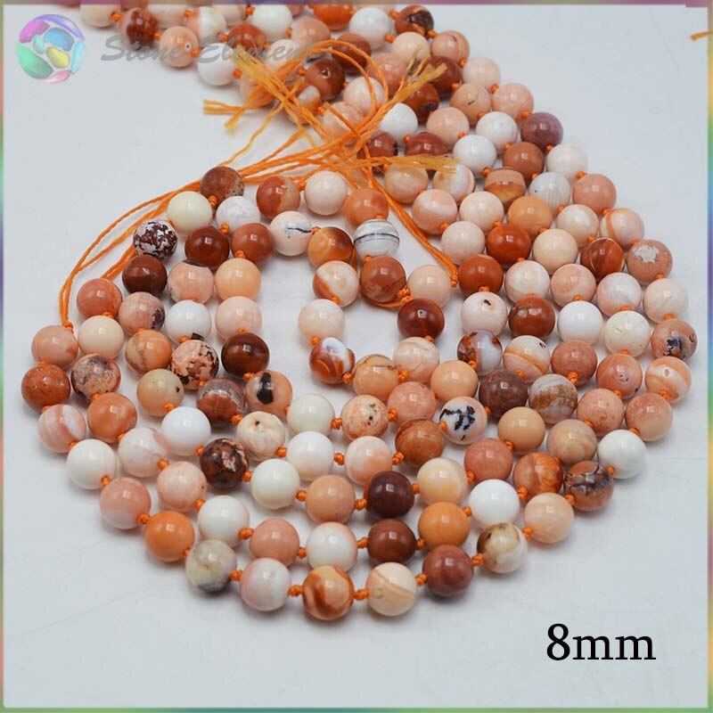 Charm Natural Precious Stone Mexican Fire Opal Loose Round Beads 4mm,6mm,8mm