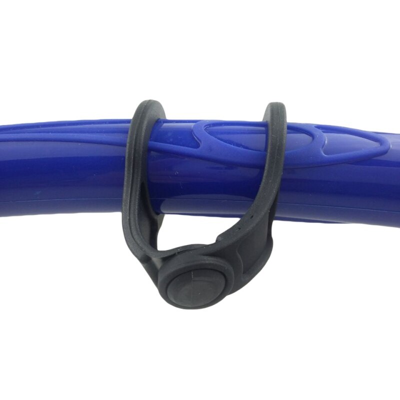 Tubo de respiración de Snorkel plegable de silicona Flexible enrolladas tipo húmedo completo para buceo Snorkel natación accesorios de agua