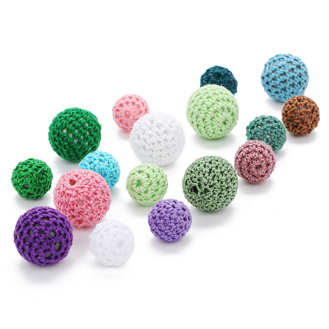 10 stk 2cm uldkugler rund uld akrylkugler pom poms blandet farve manuel diy uldkugle tilbehør tilbehør diy håndværk