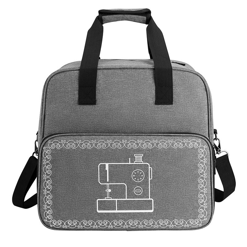 Knitting Bag Sewing Machine Craft Needlework Accessories Storage Container Large Capacity Classic Backpack Dust-Proof Sewing Box: Default Title