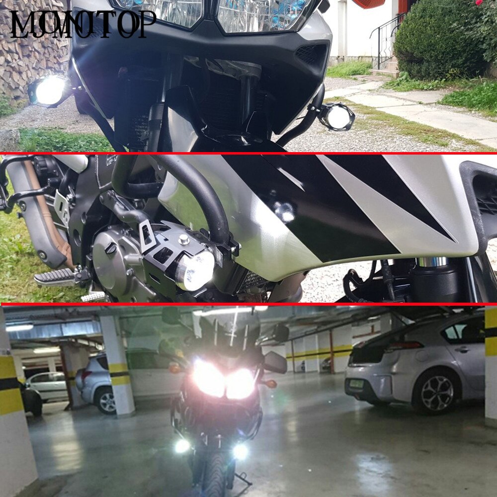 Faros delanteros LED para motocicleta foco de luz Led para motocicleta, 12V, para Kawasaki VERSYS 650 1000 300X KLZ1000 W800 Cafe