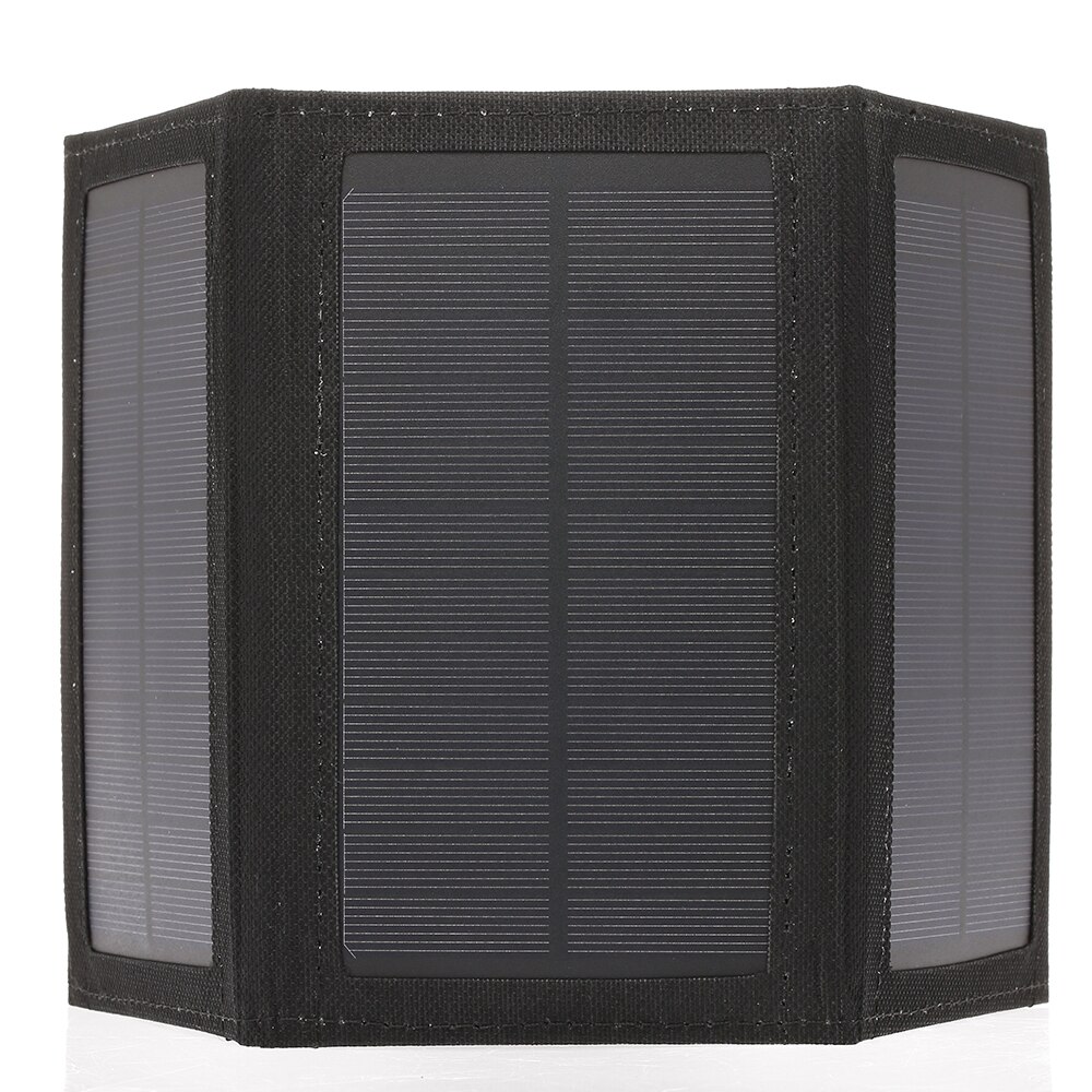10w/5v kannettava aurinkolaturi usb-portilla taitettava 5 aurinkopaneeli retkeilymatkailu kompakti aurinkoenergialla toimiva puhelinlaturi