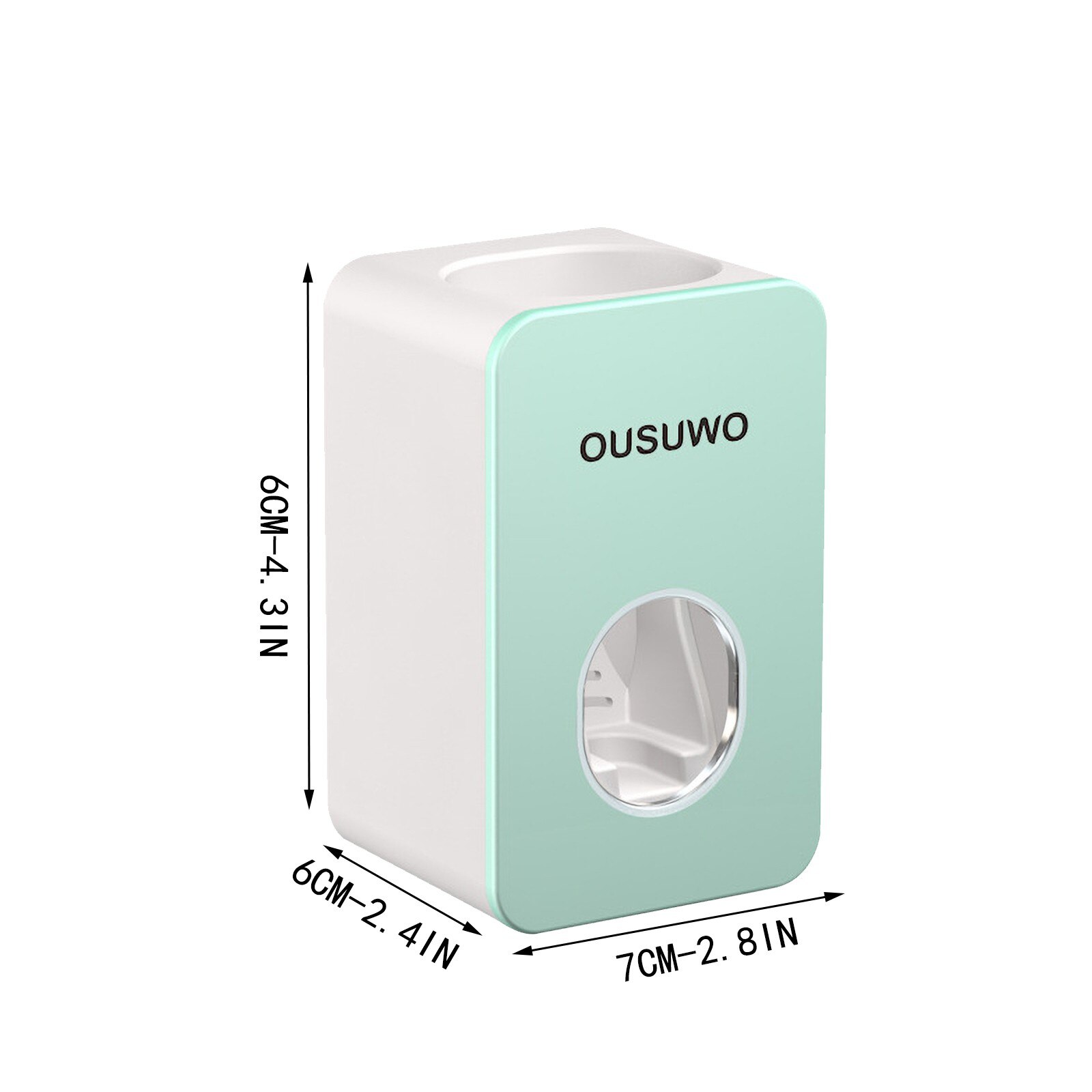 25# Automatic Toothpaste Dispenser Dust-proof Toothbrush Holder Wall Mount Stand Bathroom Accessories Set Toothpaste Squeezer