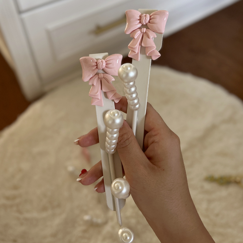 Crochet en Fer avec Nministériels d Français, Perle, Double Porte Arrière, Cintres pour Armoire, Vêtements, Cuisine, Porte Cintre, T1, Décoration de Maison, Organisation: Gris clair