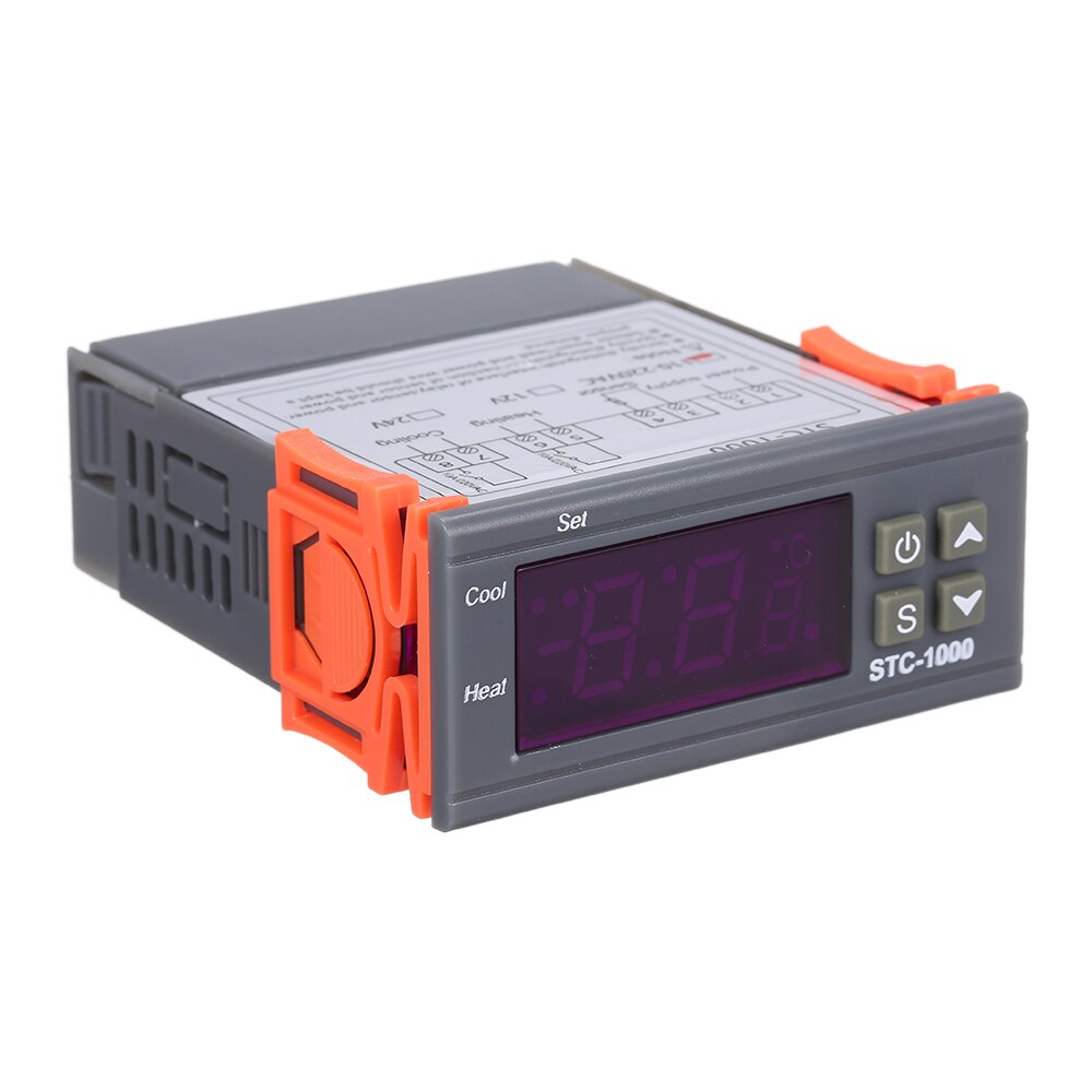 STC-1000 Digital Temperature Controller Heating Cooling Centigrade Thermostat 2 Relays Output with Sensor