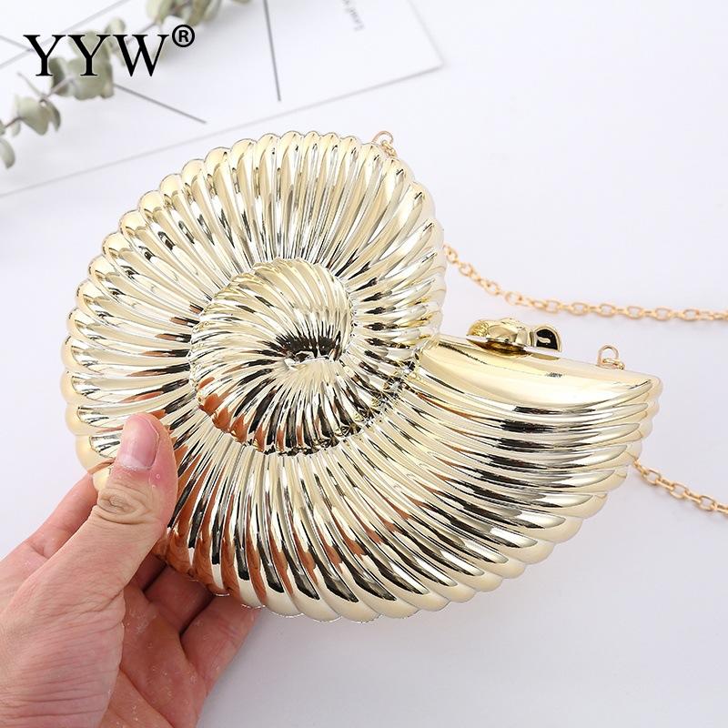 Evening Crossbody Bag For Women Gold Sliver Party Wedding Clutch Sling Shell Bags Female Small Purse Clutches Cute