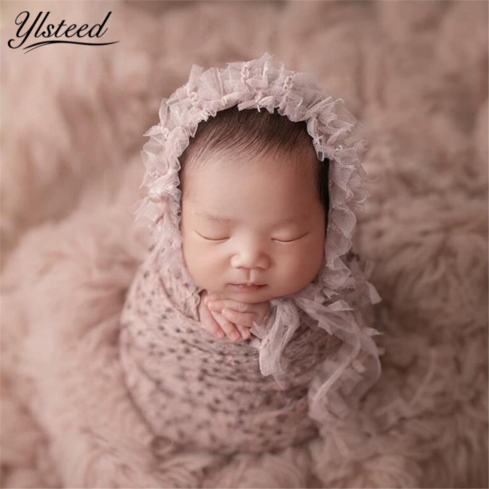 Ylsteed Knitted Stretch Newborn Wraps Infant Shooting Props Baby Photography Wrap Newborn Pic Idea