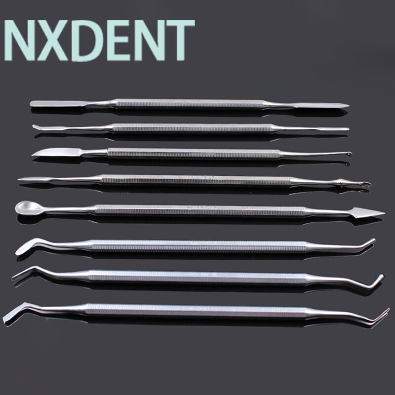1Pcs Dental Wachs Schnitzer Mischen Harz Spachtel Messer Verbund Füllung Instrumente Machen Up-Tools Zahnarzt Labor Materialien Doppel Enden