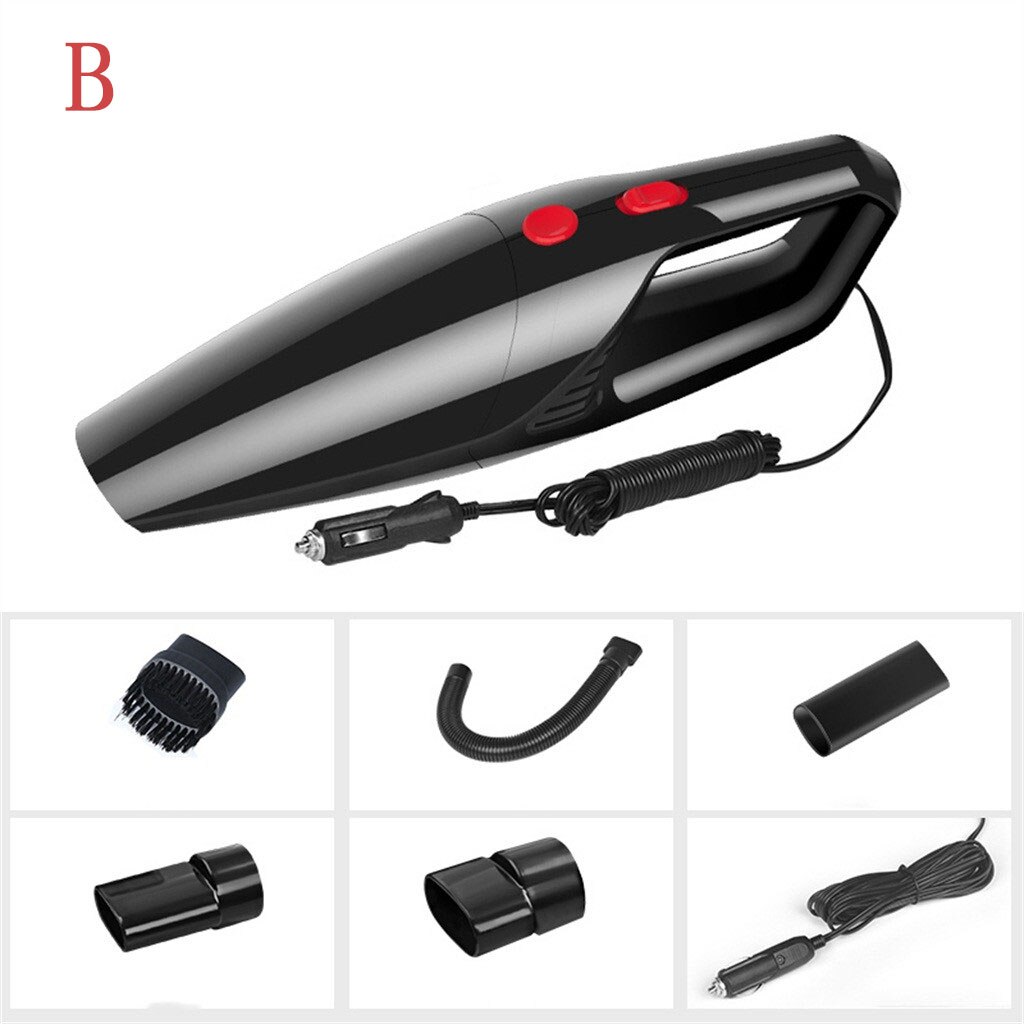 Handheld Vacuum Cordless or Wired Powerful Cyclone Suction Portable Rechargeable Vacuum Cleaner easy using Quick Charge Wet Dry: B