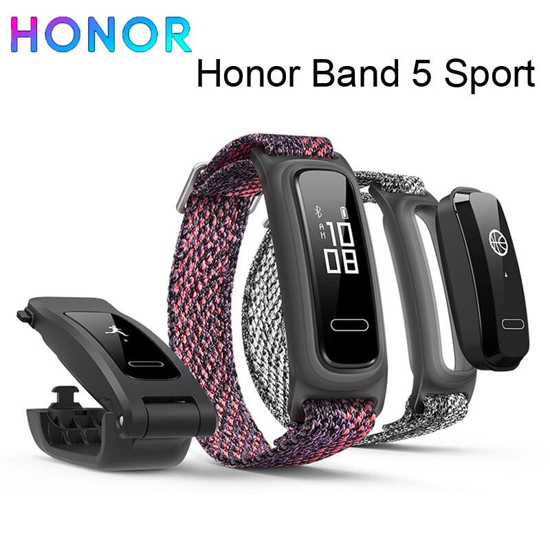 Huawei Honor Band 5 Sport Basketball Clever Band Lauf Haltung Monitor 2 Tragen Modus Wasser-Beständig 50 Meter