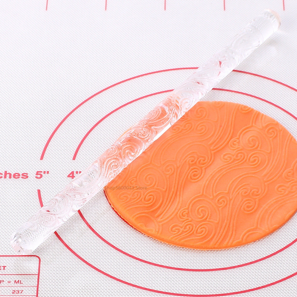 Sztuka ceramiczna druk akrylowy glina rolka przezroczysta rzeźbiona tekstura dokonywanie glina glina polimerowa płyta formowanie drukowanie narzędzia garncarskie: styl 10