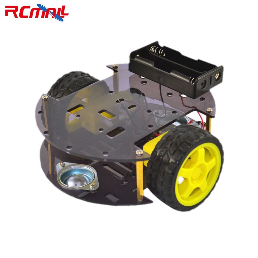RCmall Round Smart Car Chassis for Arduino FZ1566 DIYmall