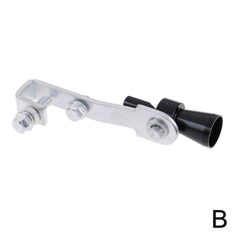 Universal Car Turbo Sound Whistle Muffler Exhaust Pipe Simulator Whistler For Vehicles Modified Turbo Whistle Tail Throat: black-S