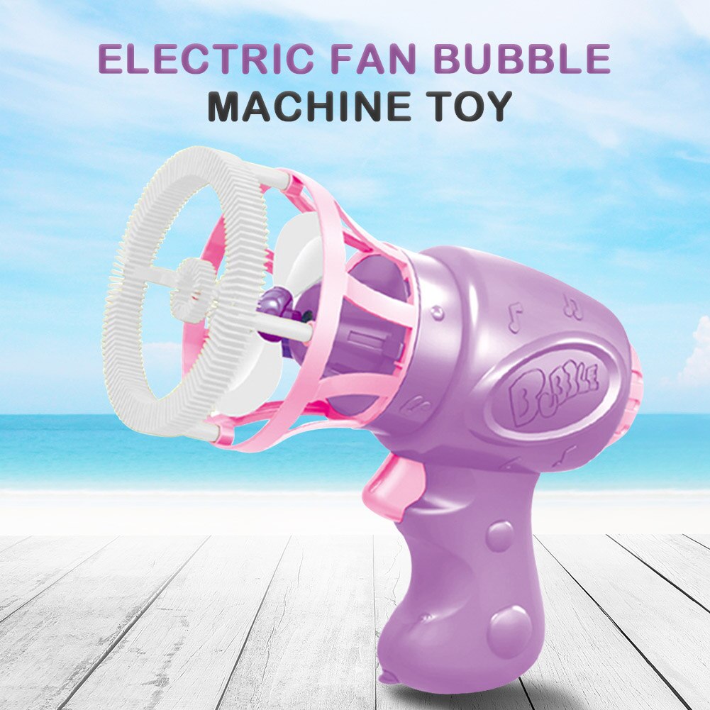 Durable Multifunction Automatic Bubble Maker Funny Portable Classic Texture Summer Funny Blowing Bubbles Machine Toys