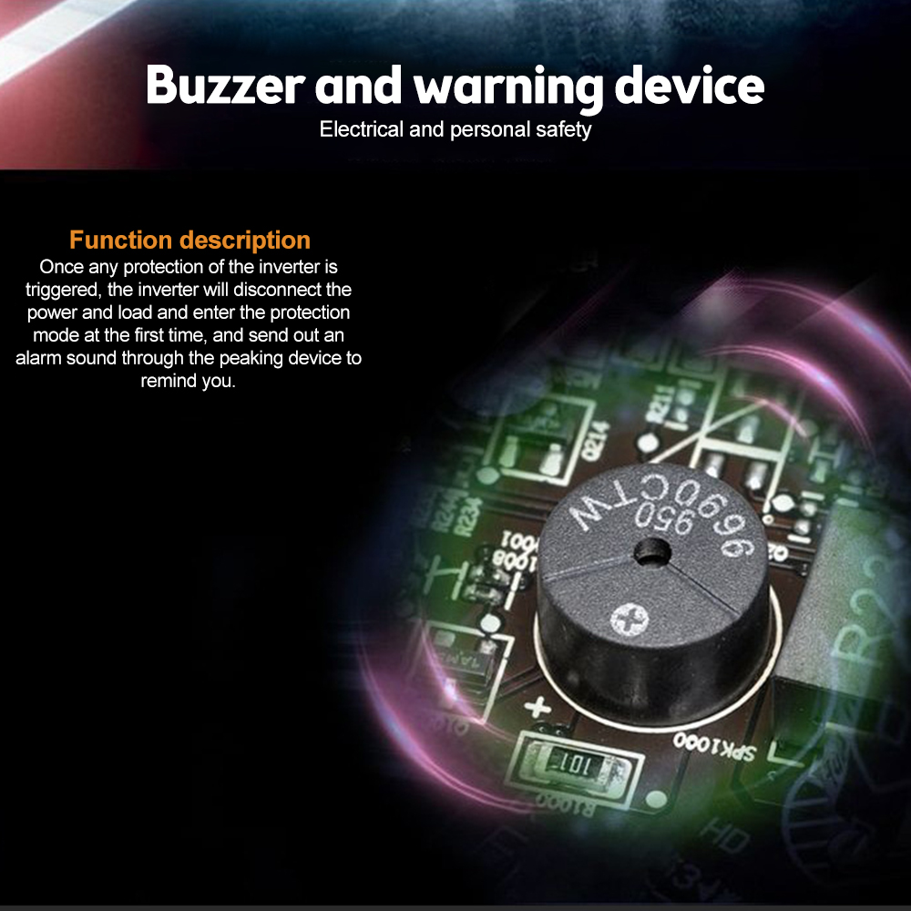 Inversor de onda sinusoidal pura DC12V a AC220V 1000W 1600W 2000W 3000W, convertidor de Banco de energía portátil, transformador de inversor montado en coche