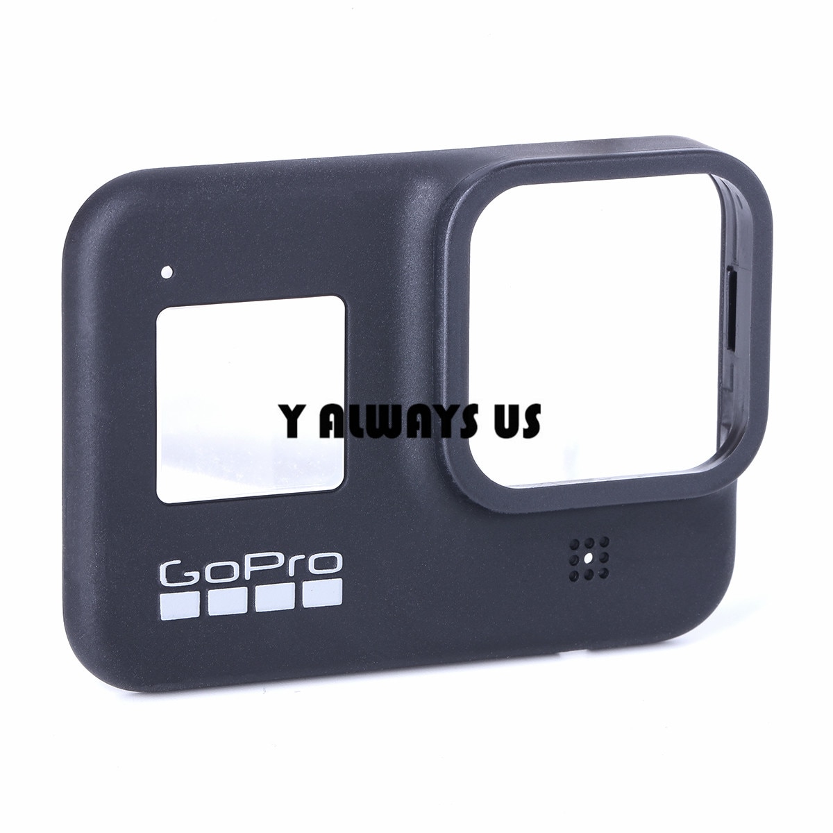 Original til gopro hero 8 reparation udskiftning front frontplade med ydre stel case reparation dele front cover baghus