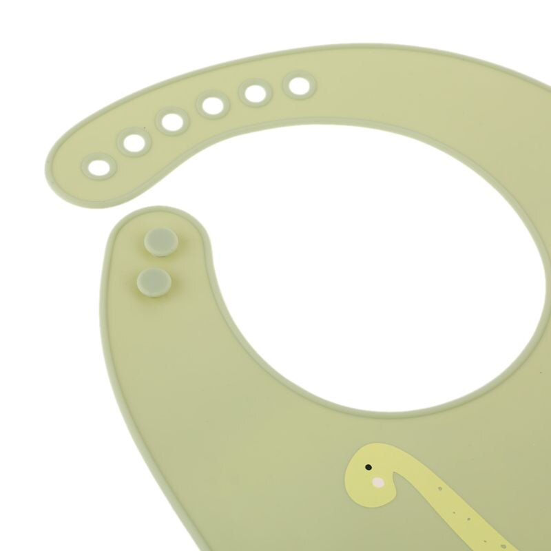 Bande dessinée réglable en bas âge bébé alimentation salive serviette enfants enfants imperméable Silicone bavoirs roter tissu 23GD