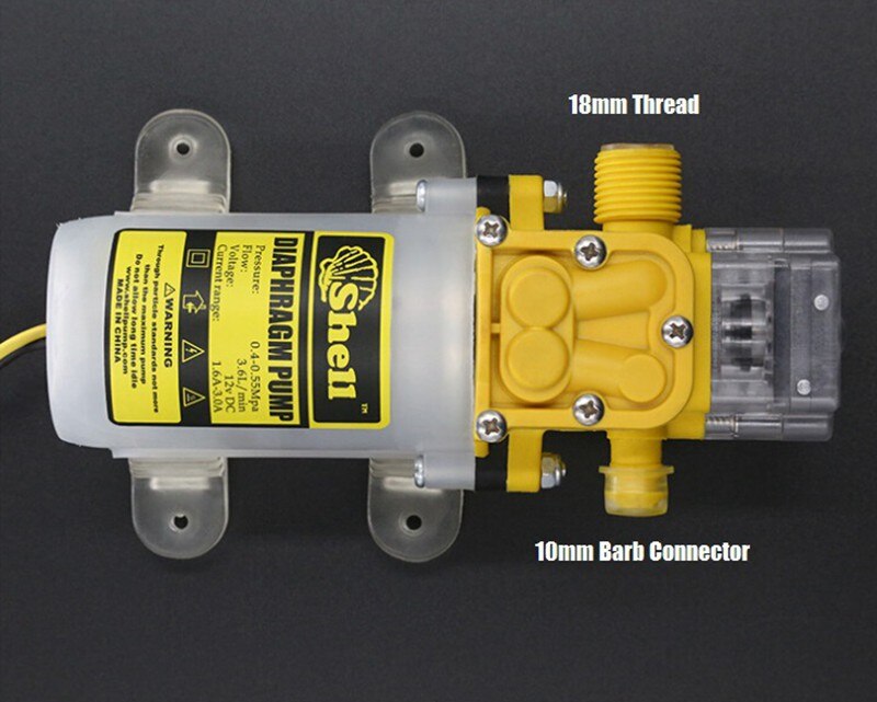 12v 60w likströmspump 4l/ m lyft 50m membran vattenpump självsugande boosterpump med tryckautomatik yzlf -4451