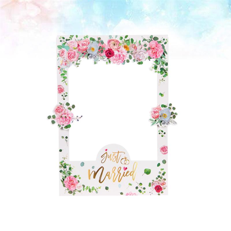 Fotolijst Schieten Bloemen Printing Booth Props Fotolijst Selfie Frame Fotografie Accessoires Feestartikelen Voor Ornamenten