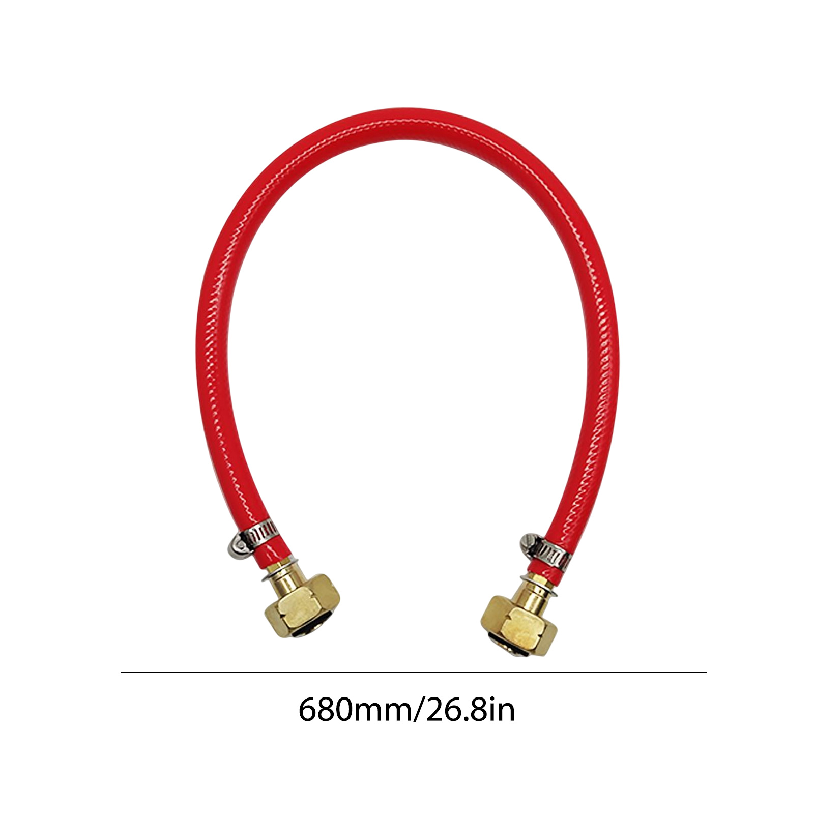 Liquefied Gas Cylinder Inflation Joint Eastern European LPG Refilling Bridge Joint Rubber Hose Durable Outdoor Stove Accessories: WHITE