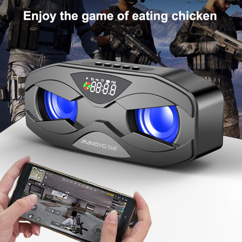 M5 Wireless Bluetooth-Compatible Speaker Subwoofer Outdoor Portable Small Radio Home Stereo HiFi Portable Audio Speaker