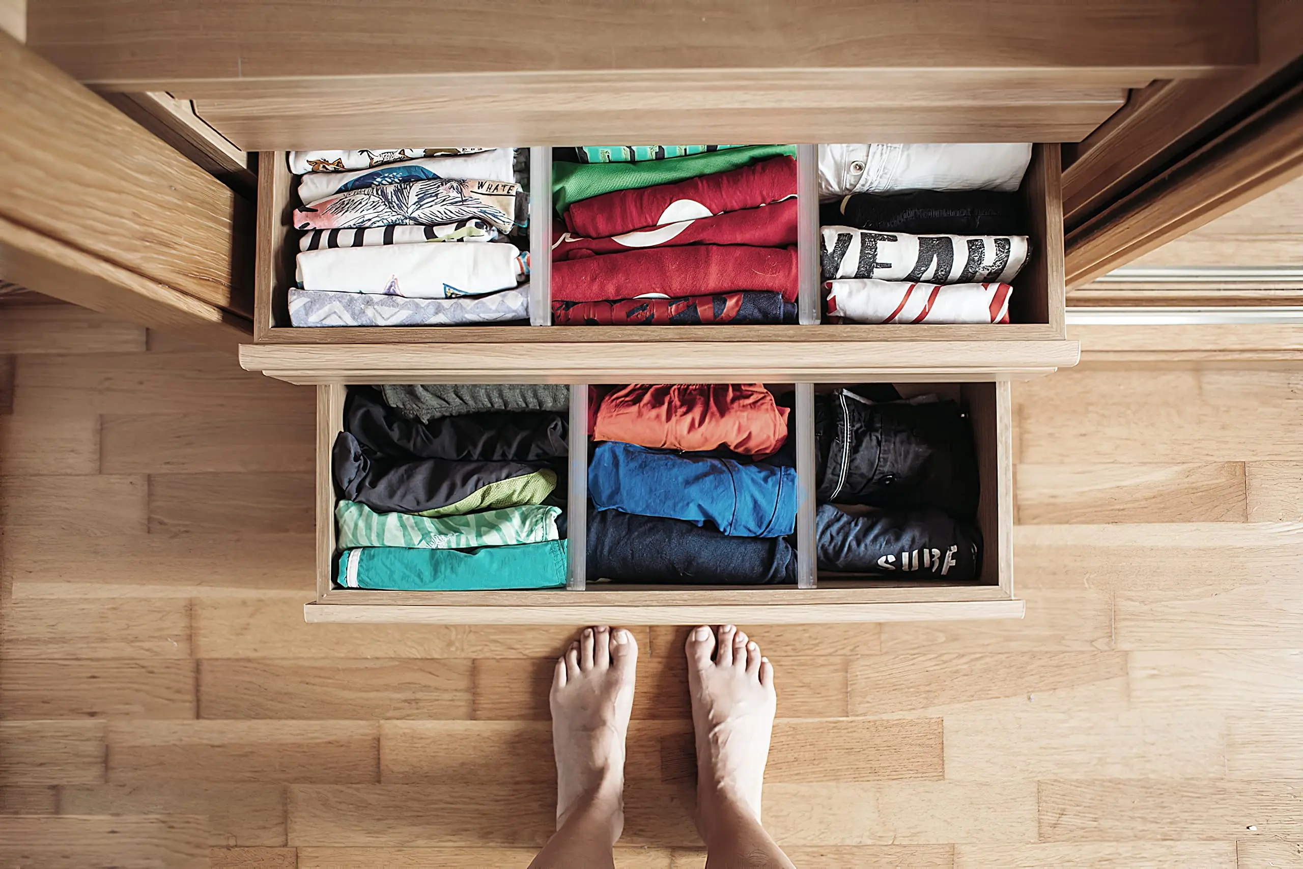 4/8 Pack Lade Verdelers Organisatoren Verstelbaar Uitbreidbaar vanaf 11-20" Keuken Lade Lades Afscheiders voor Kleding Make-up