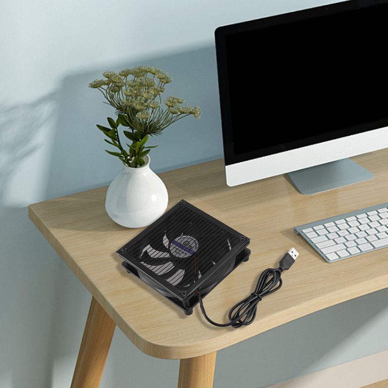 -Longyou Router Radiator Geschikt Voor Schakelaar Breedband Kat Netware Tv Top Box Koelventilator Usb Stofdicht Fan