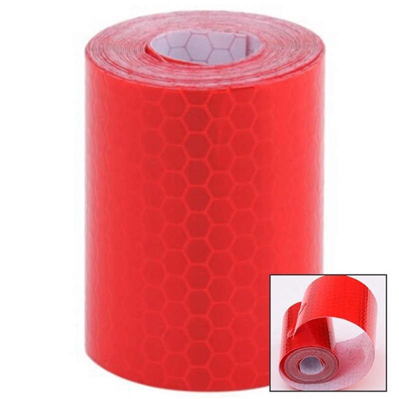 Auto motorfiets folie baby auto sticker veiligheids reflecterende strip sticker 5*100cm auto-styling zelfklevende waarschuwingstape