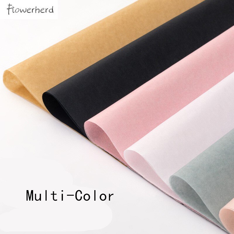 40/20pack/lot 50x70cm DIY Tissue Paper Wrapping Paper Sydney Paper Flower Bouquet Craft Paper Clothing Packing Packaging