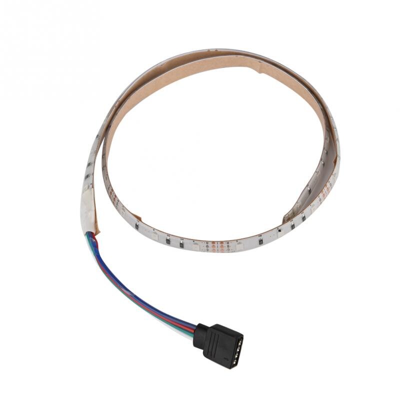 Waterproof USB RGB LED Soft Strip Lighting Background Light Backlight for Computer TV PC: 50cm