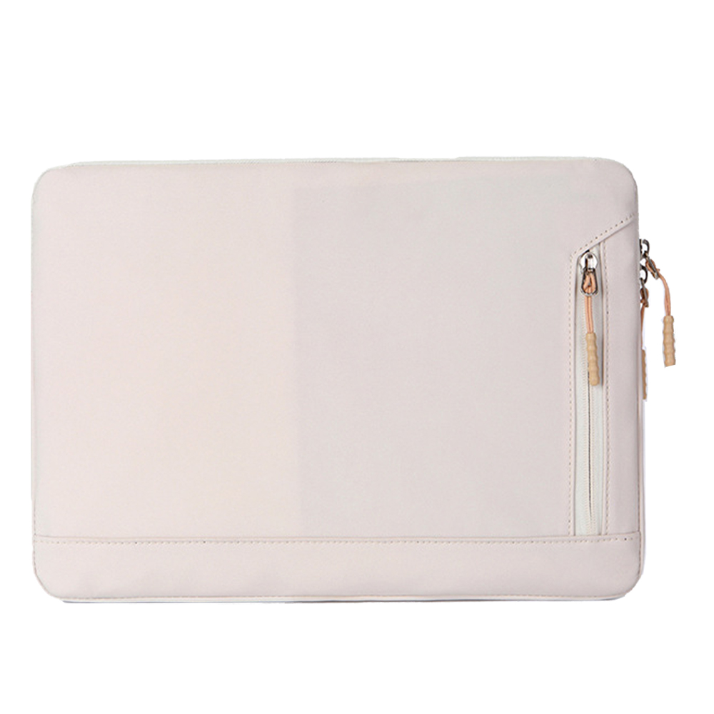 CASEPOKE Laptop Sleeve Case 13.3 14.6 15.6 Inch Notebook Bag Tablet Waterproof Case For MacBook Air Pro Lenovo Hp Dell Men Women: 13" / Beige
