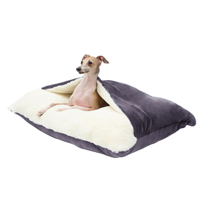 Camas y muebles Cama para mascotas para perros con cubierta extraíble Perrera grande Bolsa cálida para perros con manta Casa para perros grandes Accesorios para mascotas: L / Bosque Verde