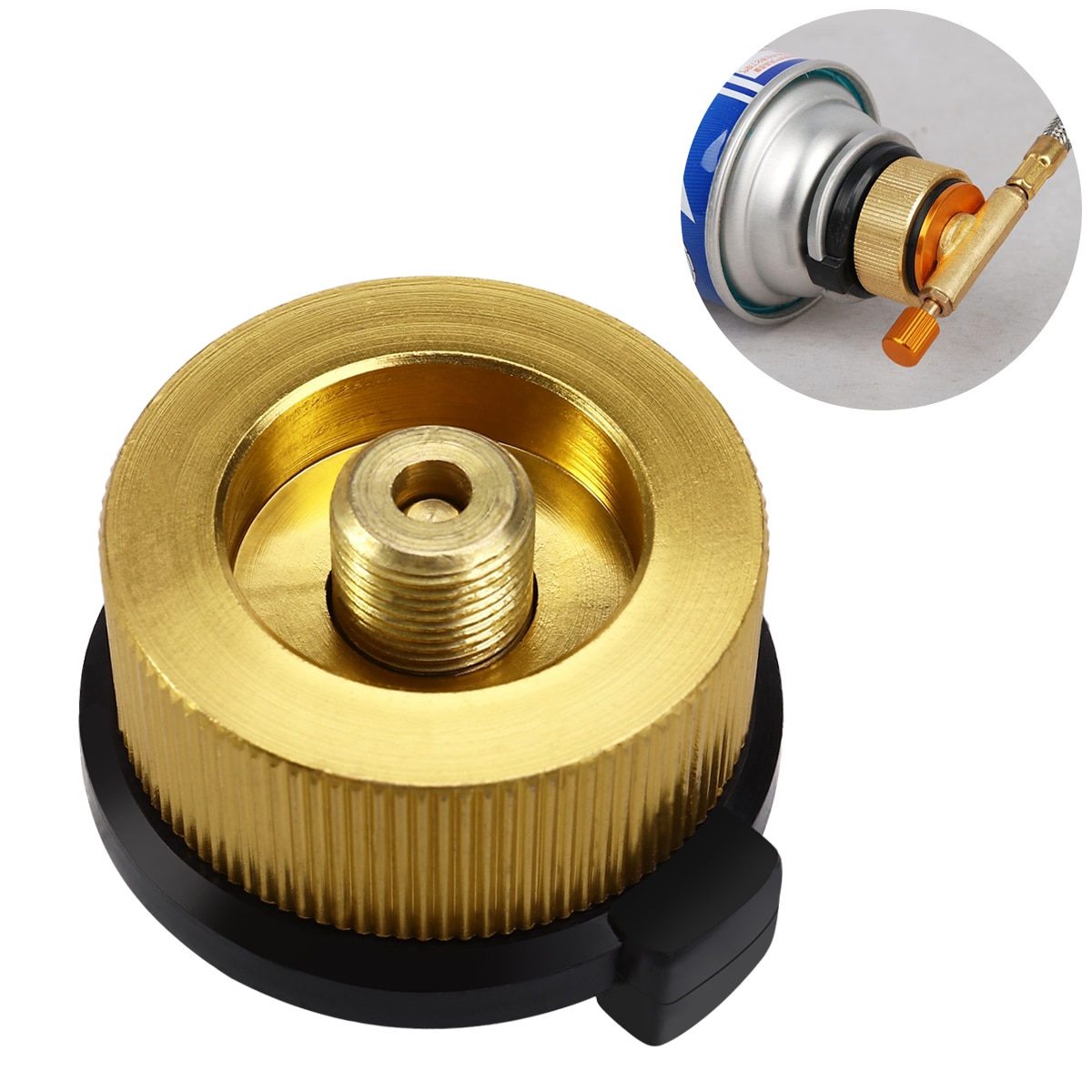 Draagbare Gasfornuis Stand Adapter Outdoor Camping Stand Kachel Transfer Head Gas Fles Adapters Transfer Nozzles Verbinding