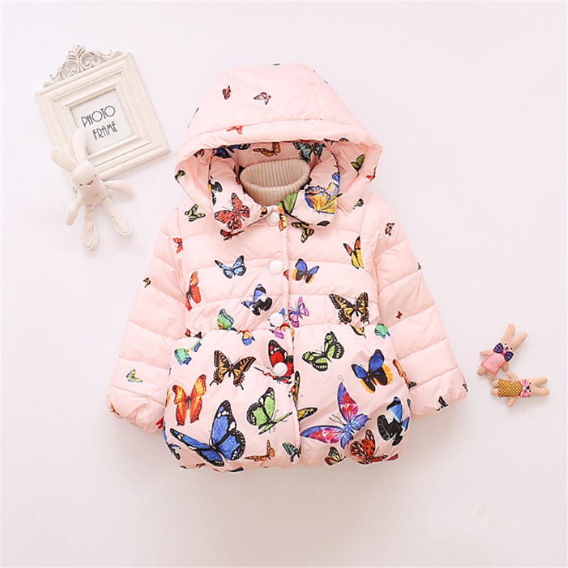 Kleinkind Mädchen Mäntel Baby Jacke Schnee Tragen Kleidung Mädchen Kleinkind Kleinkind Baby Oberbekleidung Babys Jacken Mit Kapuze freundlicher Winter Mäntel