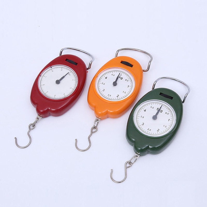 1pcs 5kg Hanging Scale Portable Mini Hanging Fishing Hook Pocket Scales Weight Scale The Balance Kitchen Scales