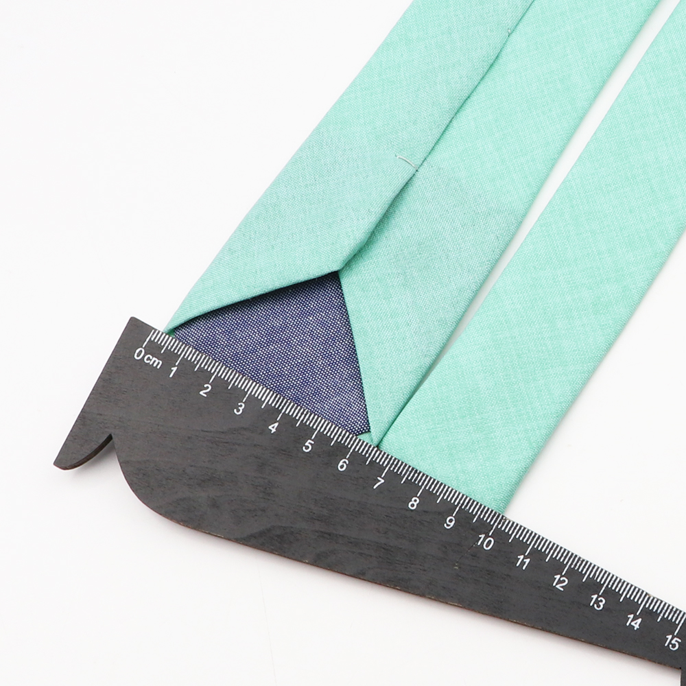 Nueva corbata de algodón de Color sólido verde salvia rosa azul naranja 6,5 cm camisa ajustada para de boda traje corbata accesorio