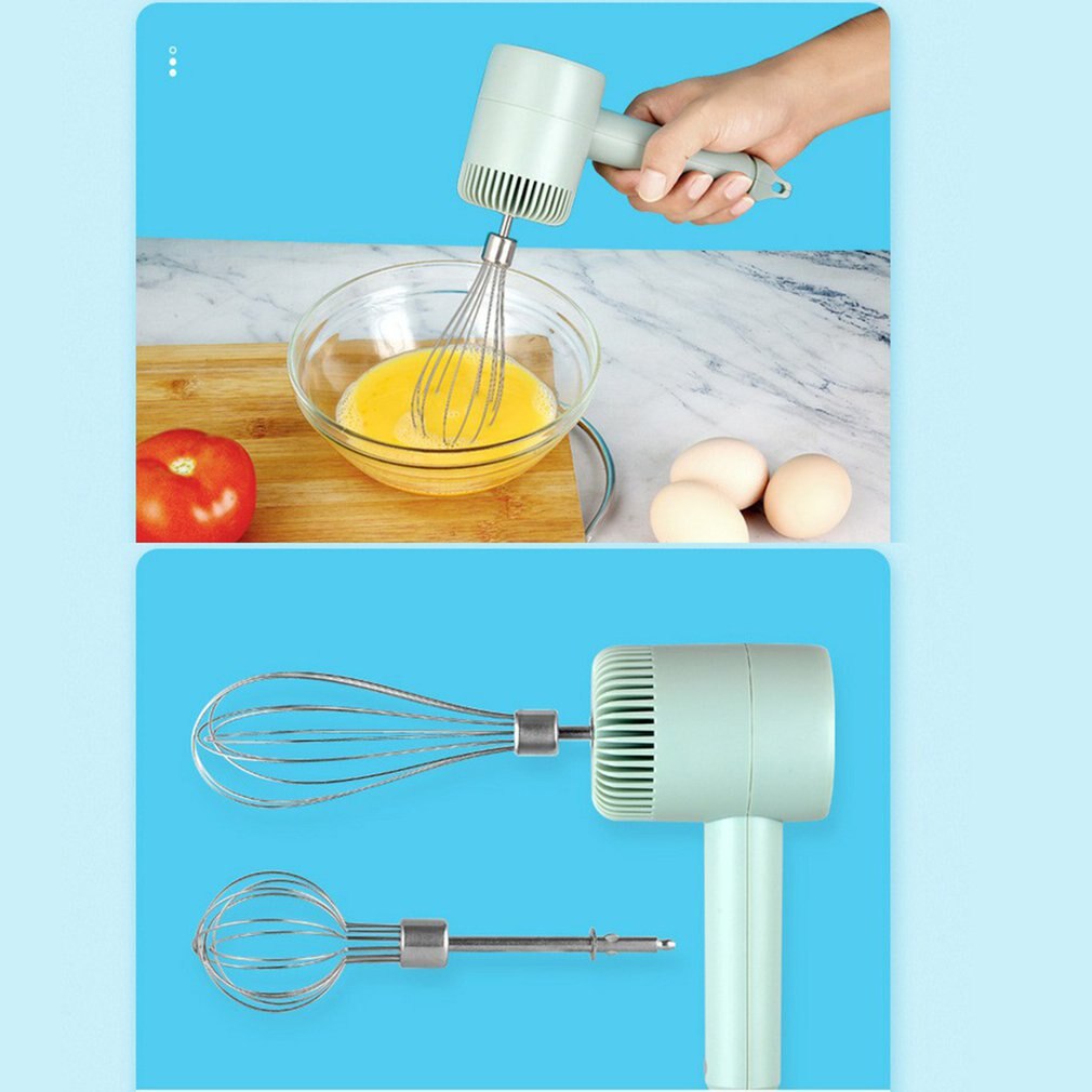 Draadloze Draagbare Draadloze Garde Elektrische Voedsel Mixer Staafmixer High Power Deeg Blender Eiklopper Handheld Mixer Tool