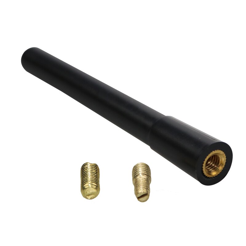 Autoantenne stijl radio fm antenne autoantenne am/fm radio antennemast schroeftype universeel auto accessoires zwart kort stomp