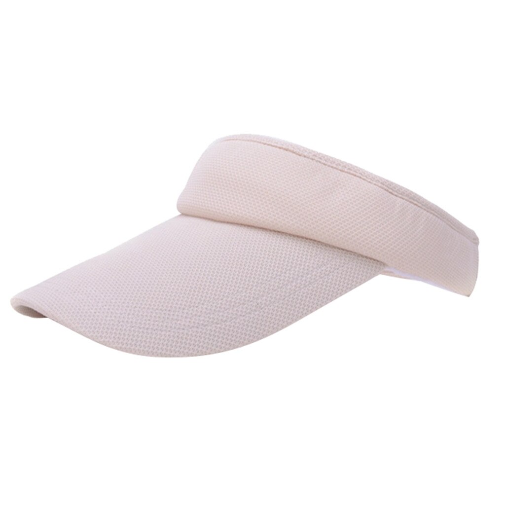 Women Running Tennis Caps Outdoor Sport Running Baseball Golf Mesh sun Hat Men Quick-drying Summer Visor Cap Empty hat A30621: BG